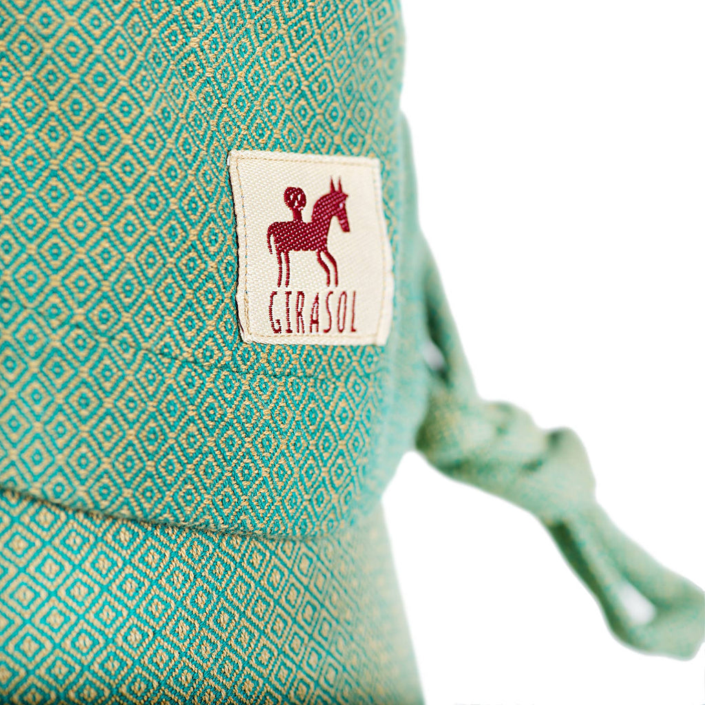 MySol Lizard baby carrier, suitable from birth, handwoven