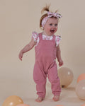 Organic Joey Overall - Jewel Pink