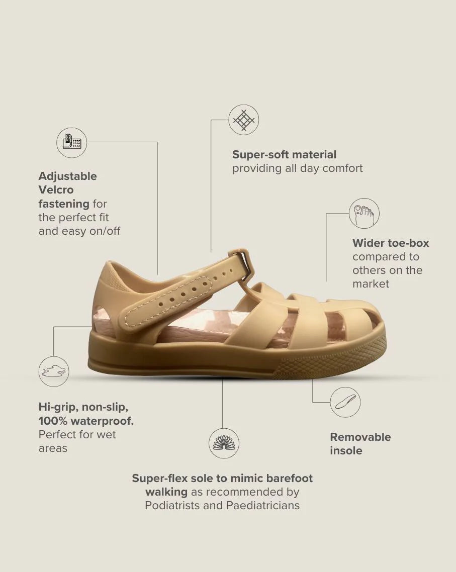 Kids Jelly Sandal - Sand