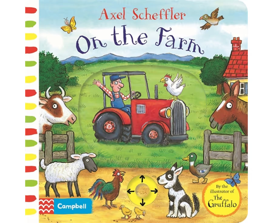 On the Farm by Axel Scheffler (Interactive Board Book)