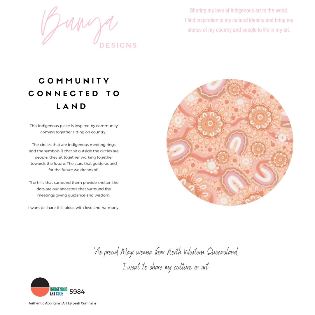 Long Sleeve Rashie - Community Connected to Land