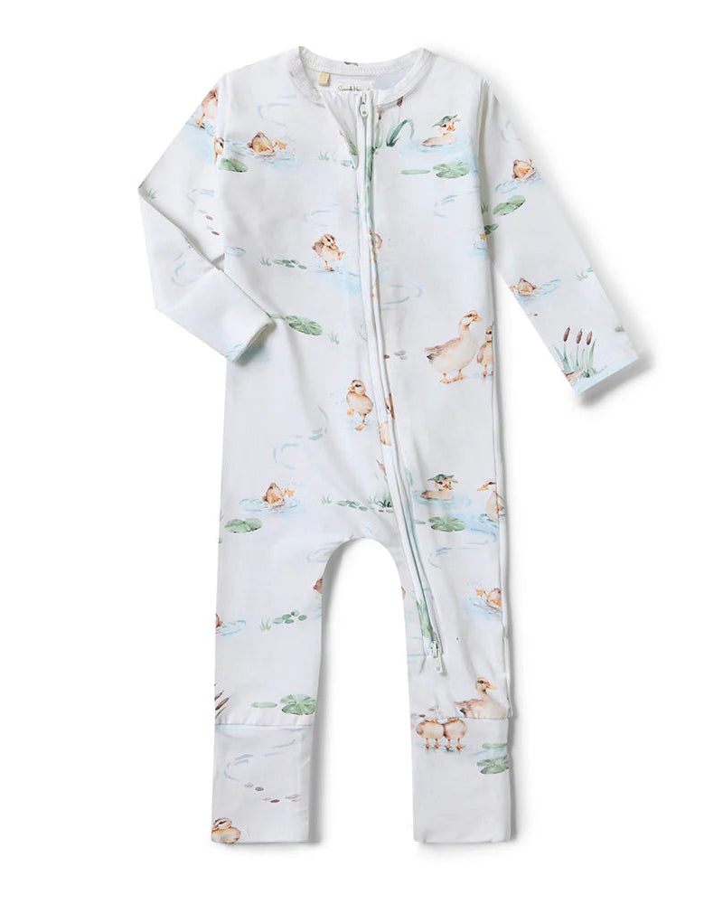 Duck Pond Organic Snugglesuit Convertible Romper