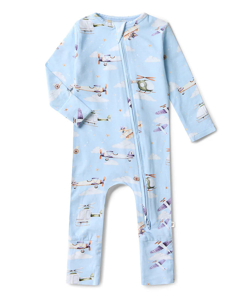 Taking Flight Organic Snugglesuit Convertible Romper