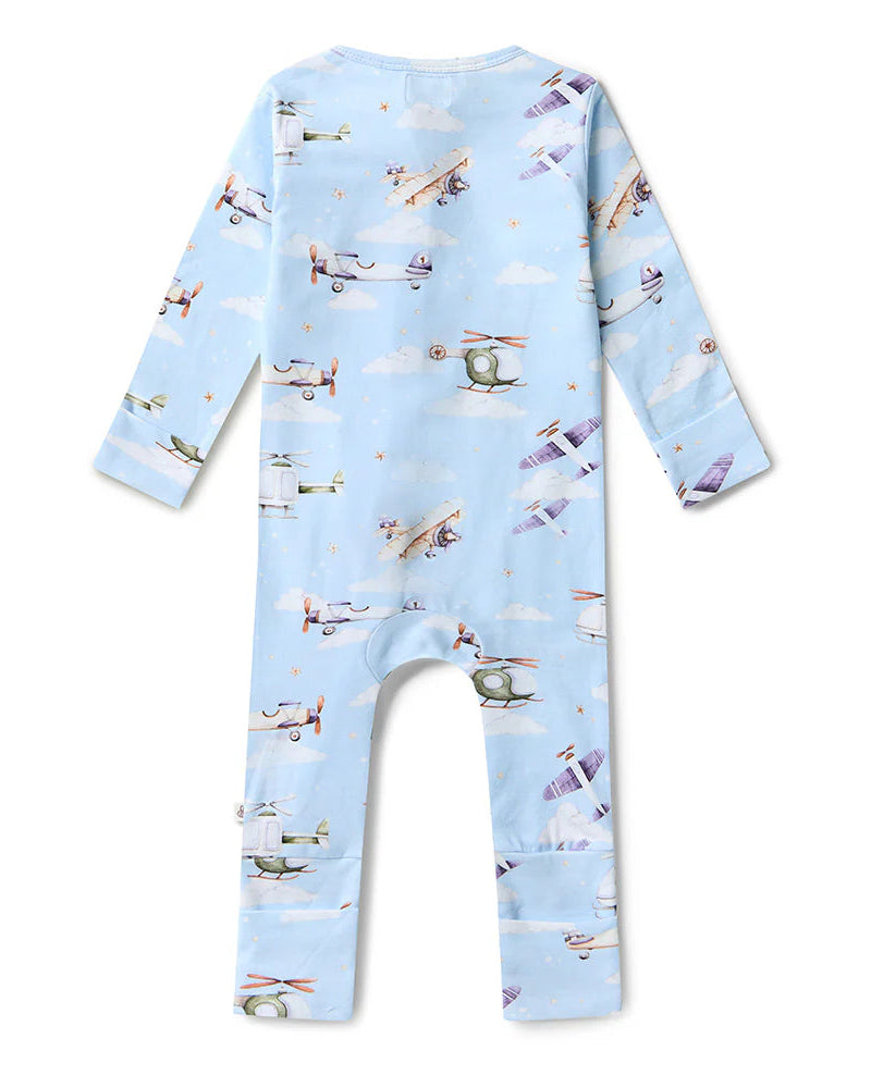 Taking Flight Organic Snugglesuit Convertible Romper