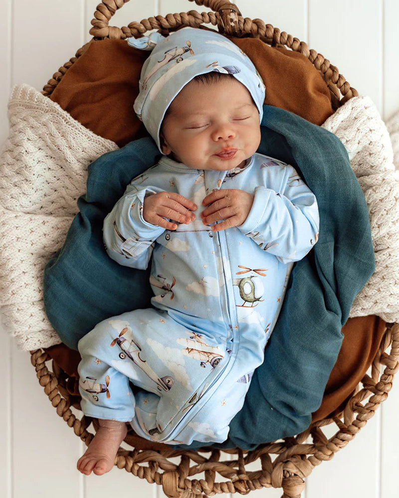Taking Flight Organic Snugglesuit Convertible Romper