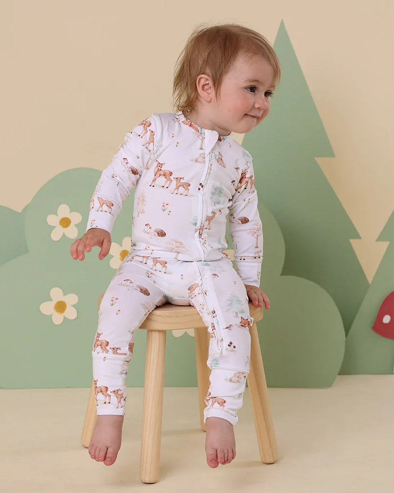 Woodland Tales Organic Snugglesuit Convertible Romper