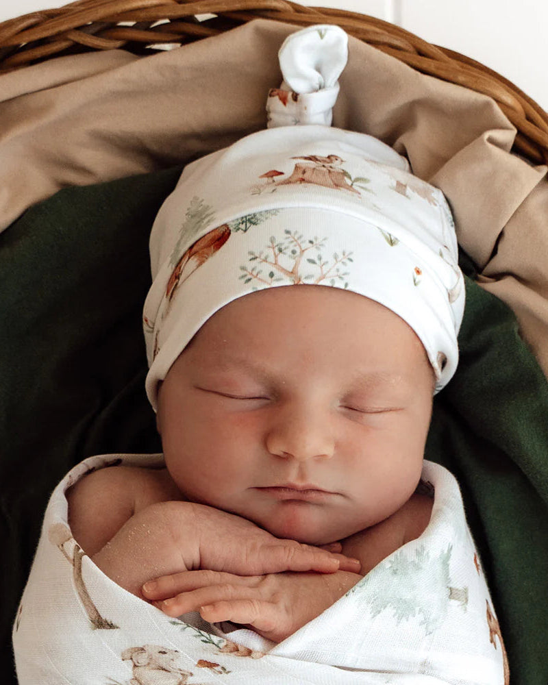 Woodland Tales Organic Knotted Beanie