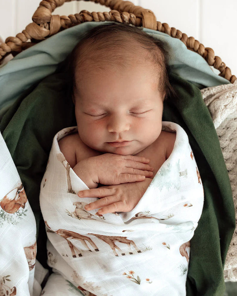 Woodland Tales Organic Muslin Wrap